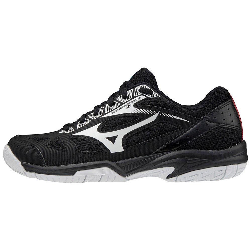 Mizuno Men's Volleyball Shoes Cyclone Speed 2 Junior Black/White/Blue - ASQTWEY-12